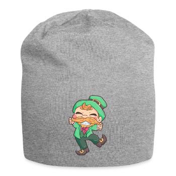 Leprechaun St Patricks Day holiday Ireland - Jersey Beanie - heather grey - Front