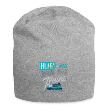 Trains railroad train - Jersey Beanie - heather grey - Front