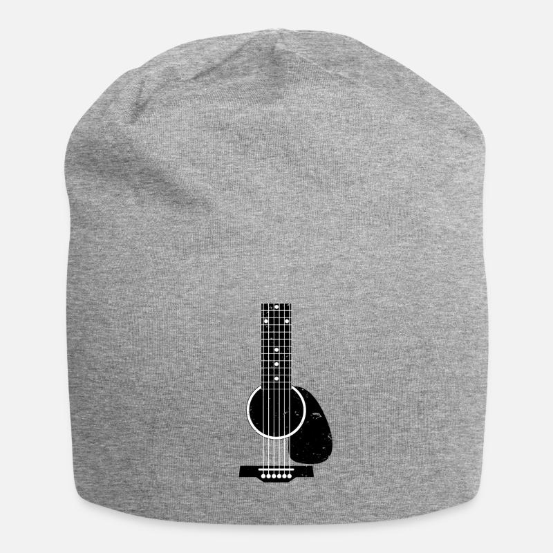 Guitar guitars gift - Jersey Beanie - heather grey
