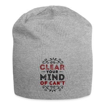 État d' - Bonnet en jersey - gris chiné - Devant