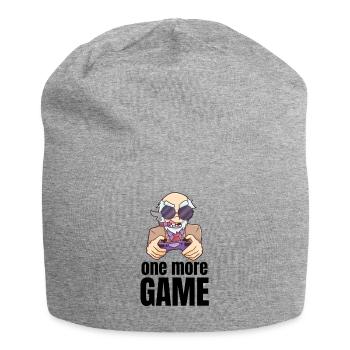 Gamer Opa Video Mann lustig Geschenk - Jersey-Beanie - Grau meliert - Vorne