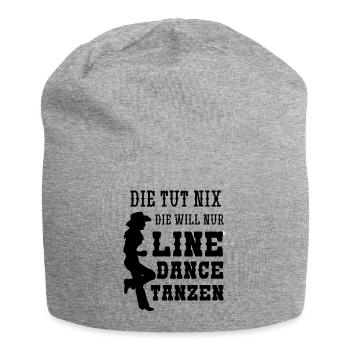 Die Tut Nix Die Will Nur Line Dance - Jersey Beanie - heather grey - Front