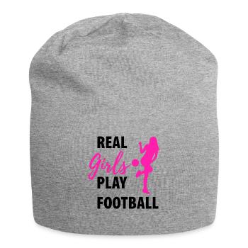 Frauenfußball - Jersey-Beanie - Grau meliert - Vorne