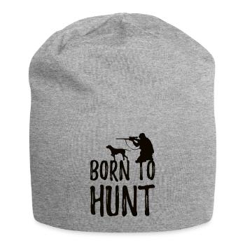 Hunter hunting hunting - Jersey Beanie - heather grey - Front