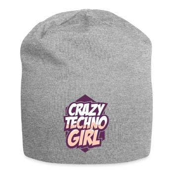 Techno - Bonnet en jersey - gris chiné - Devant