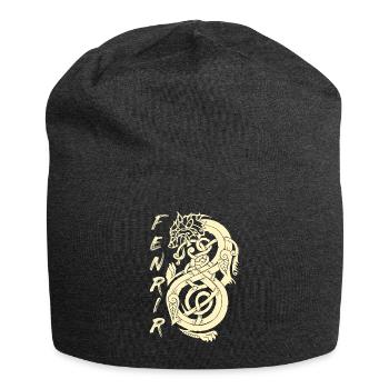 Fenrir The Nordic monster wolf - Jersey-Beanie - Anthrazit - Vorne