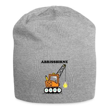 Wrecking Ball Excavator Gift Cool Saying Wordplay - Jersey Beanie - heather grey - Front