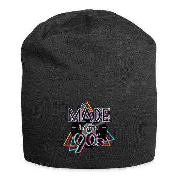 90er Jahre - Jersey-Beanie - Anthrazit - Vorne