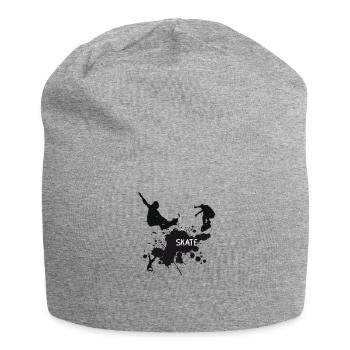 skate splash skater jump olli palace suprem cool - Jersey Beanie - heather grey - Front