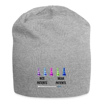 Infirmière amusante - Bonnet en jersey - gris chiné - Devant