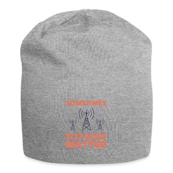 Amateur Amateurfunker Papa Opa Geschenk - Jersey-Beanie - Grau meliert - Vorne