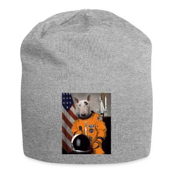 Bull Terrier Bull Terrier Owner Lover Astron - Jersey Beanie - heather grey - Front