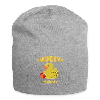 Bademeister im Dienst - Jersey-Beanie - Grau meliert - Vorne