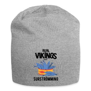 Surströmming Scandinavie Suède Vikings - Bonnet en jersey - gris chiné - Devant