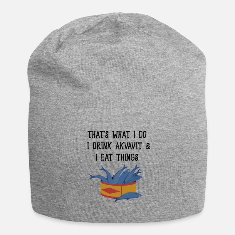 Surströmming Scandinavia Sweden Vikings - Jersey Beanie - heather grey