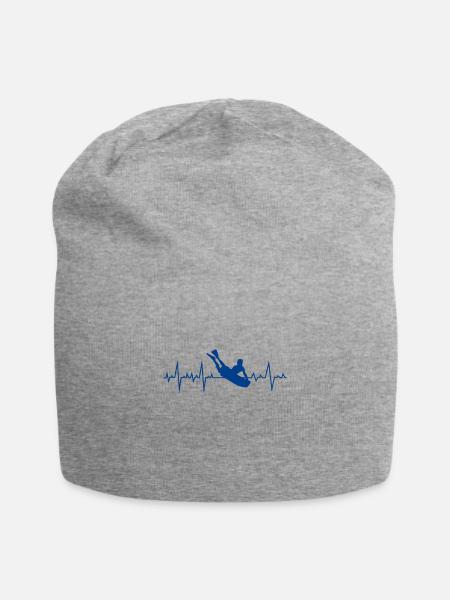 Cadeau Bodyboarding Heartbeat Bodyboard - Bonnet en jersey - gris chiné