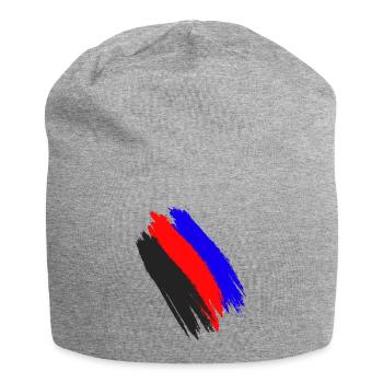 Polyamorie Flagge Polyamorös Fahne Pride Polyamory - Jersey-Beanie - Grau meliert - Vorne