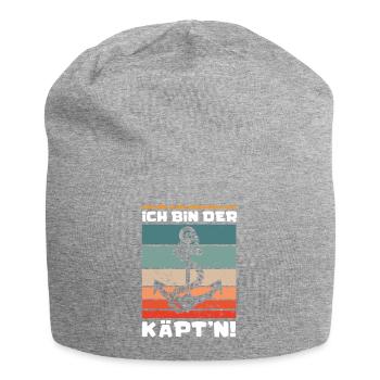 The captain is always right, I am the captain Seg - Jersey Beanie - heather grey - Front