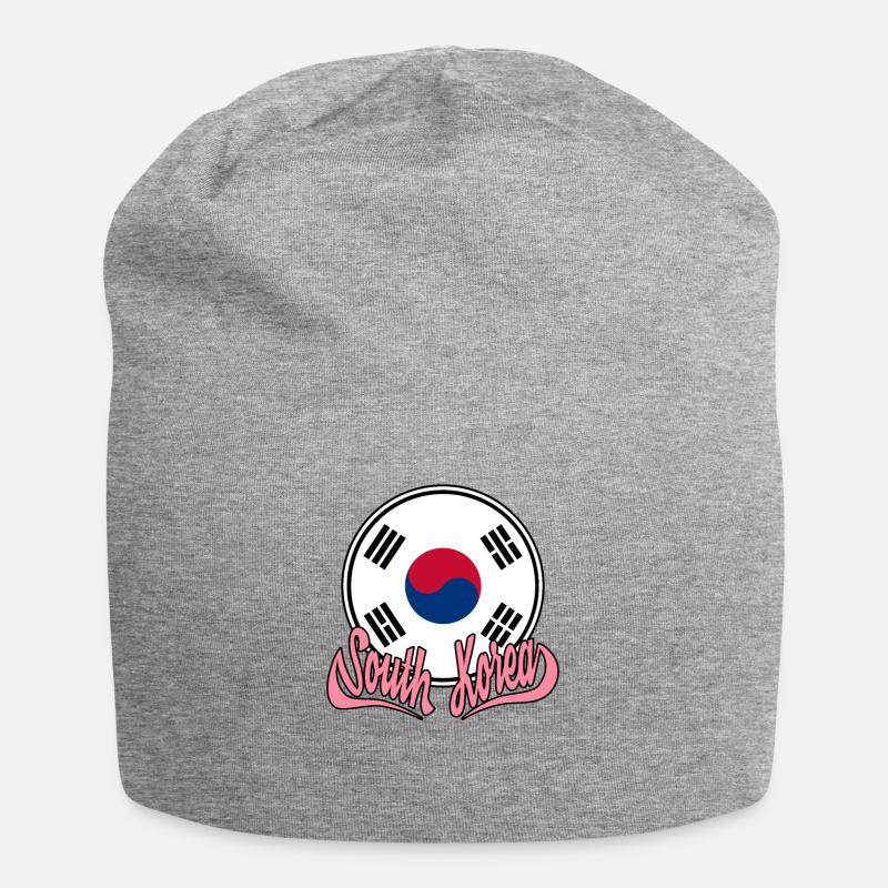 Corée du Sud Corée du Sud - Bonnet en jersey - gris chiné