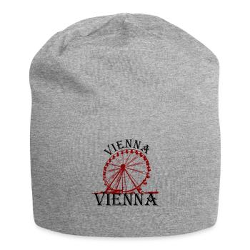 Vienna Wien Wiener Risenrad Prater Wien Tourist - Jersey-Beanie - Grau meliert - Vorne