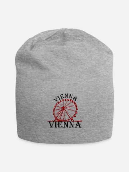 Vienna Wien Wiener Risenrad Prater Wien Tourist - Jersey-Beanie - Grau meliert