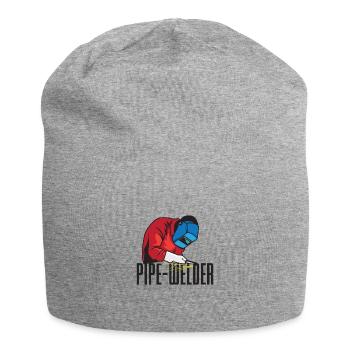 Pipe-Welder - Jersey Beanie - heather grey - Front