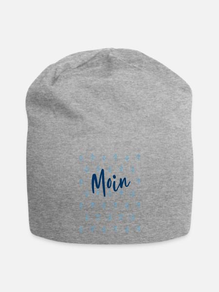 Anker Moin - Jersey-Beanie - Grau meliert