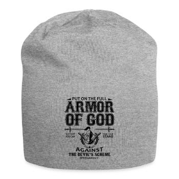 armor of god - Jersey Beanie - heather grey - Front