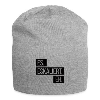 ES ESKALIERT EH ESKALATION PARTY SAUFEN TRINKEN - Jersey-Beanie - Grau meliert - Vorne
