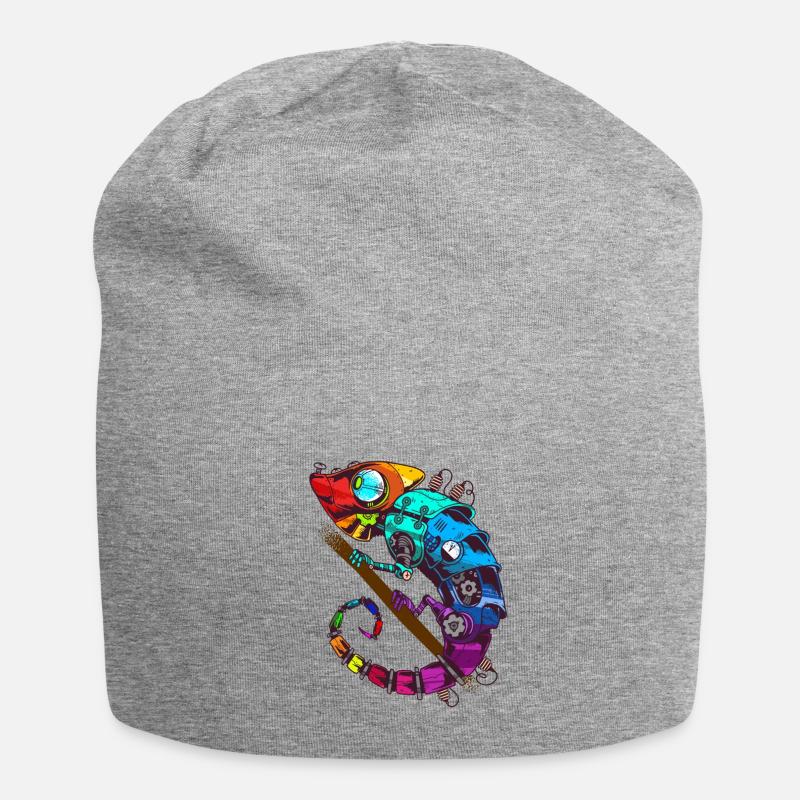 camelion - Jersey-Beanie - Grau meliert