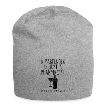 Barkeeper - Jersey-Beanie - Grau meliert - Vorne