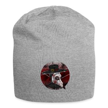 Pestdoc 2 - Jersey Beanie - heather grey - Front