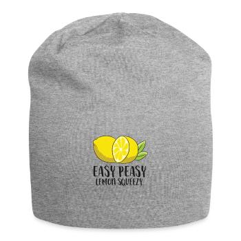 Citron drôle Easy Peasy Lemon Squeezy - Bonnet en jersey - gris chiné - Devant