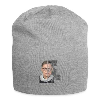 Ruth Bader Ginsburg RBG design pour un fan de RBG - Bonnet en jersey - gris chiné - Devant