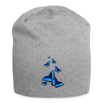 Butterflies in the stomach gift idea icon - Jersey Beanie - heather grey - Front