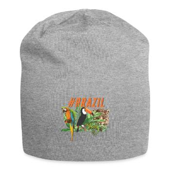 Brasilien - Jersey Beanie - heather grey - Front