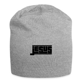 Jesus & Christlicher Glauben - Jersey-Beanie - Grau meliert - Vorne