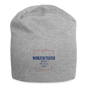 Werkstattleiter Meister Werkstatt KFZ-Mechaniker - Jersey-Beanie - Grau meliert - Vorne