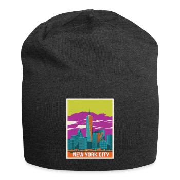 new York - Jersey Beanie - charcoal grey - Front
