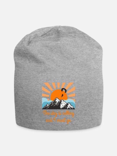Skydiving and Parachuting - Bonnet en jersey - gris chiné