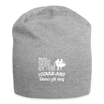 Foxtrot danse couple danse musique cadeau - Bonnet en jersey - gris chiné - Devant