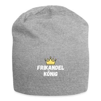 Frikandel König Niederlande Amsterdam Geschenk - Jersey-Beanie - Grau meliert - Vorne