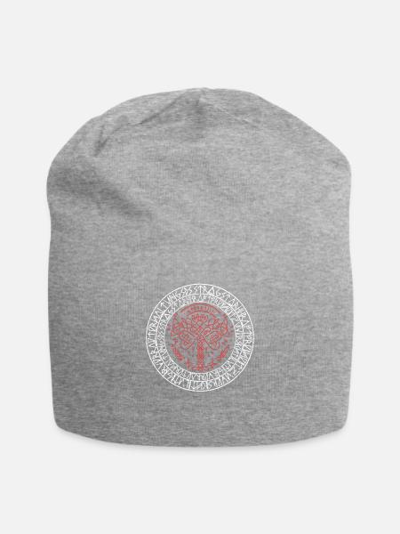 yggdrassil - Jersey-Beanie - Grau meliert