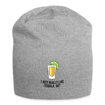 Ich Mag Tequila einfach, Ok? - Jersey-Beanie - Grau meliert - Vorne