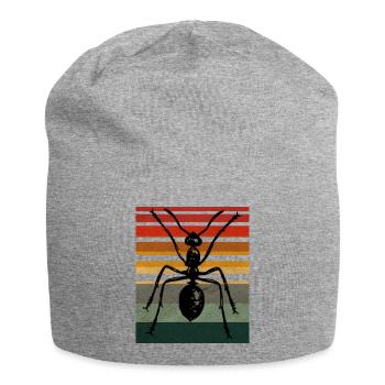 Ameise Vintage - Jersey-Beanie - Grau meliert - Vorne