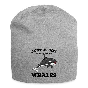 Wale - Jersey-Beanie - Grau meliert - Vorne