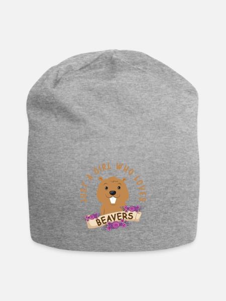 Biber - Jersey-Beanie - Grau meliert