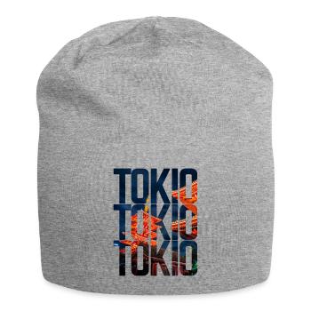 Tokio - Jersey-Beanie - Grau meliert - Vorne