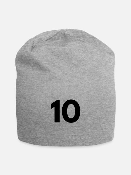 10 - Jersey Beanie - heather grey