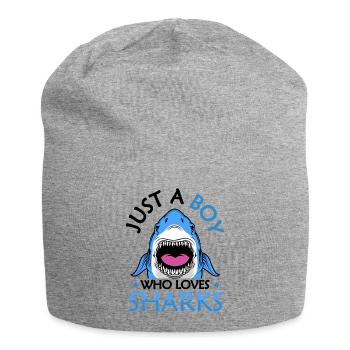 Shark - Jersey Beanie - heather grey - Front